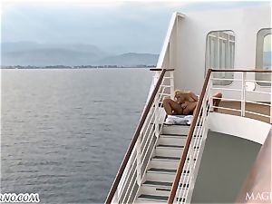 buttfuck porno with the captain and his assistant on a luxury yacht