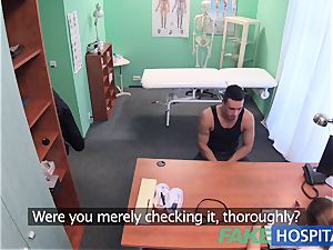 FakeHospital kinky nurse helps patient ejaculate