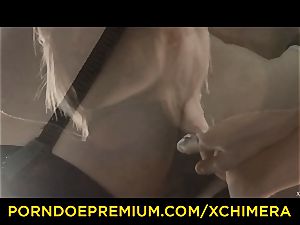 xCHIMERA - fantasy butt fingering and plowing for sweetheart